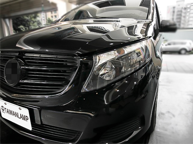 《※台灣之光※》全新BENZ V-Class VITO W447 14 15 16 17 18 19年原廠型黑底頭燈大燈