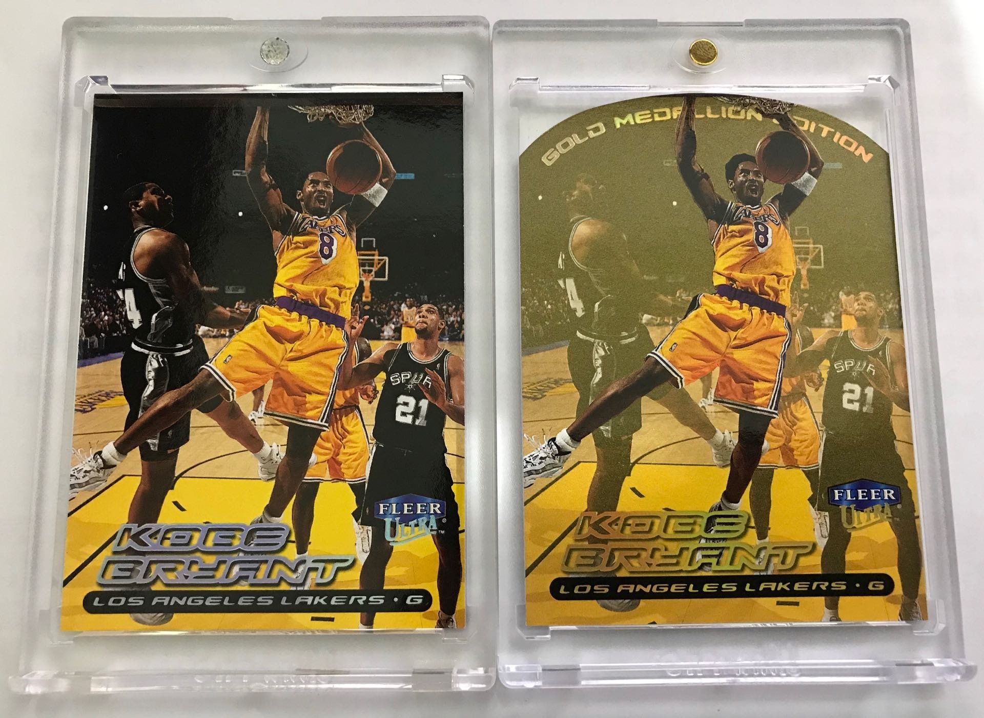 🐍1999-00 Fleer Ultra Gold Medallion #50G Kobe Bryant (兩張含一張普卡）