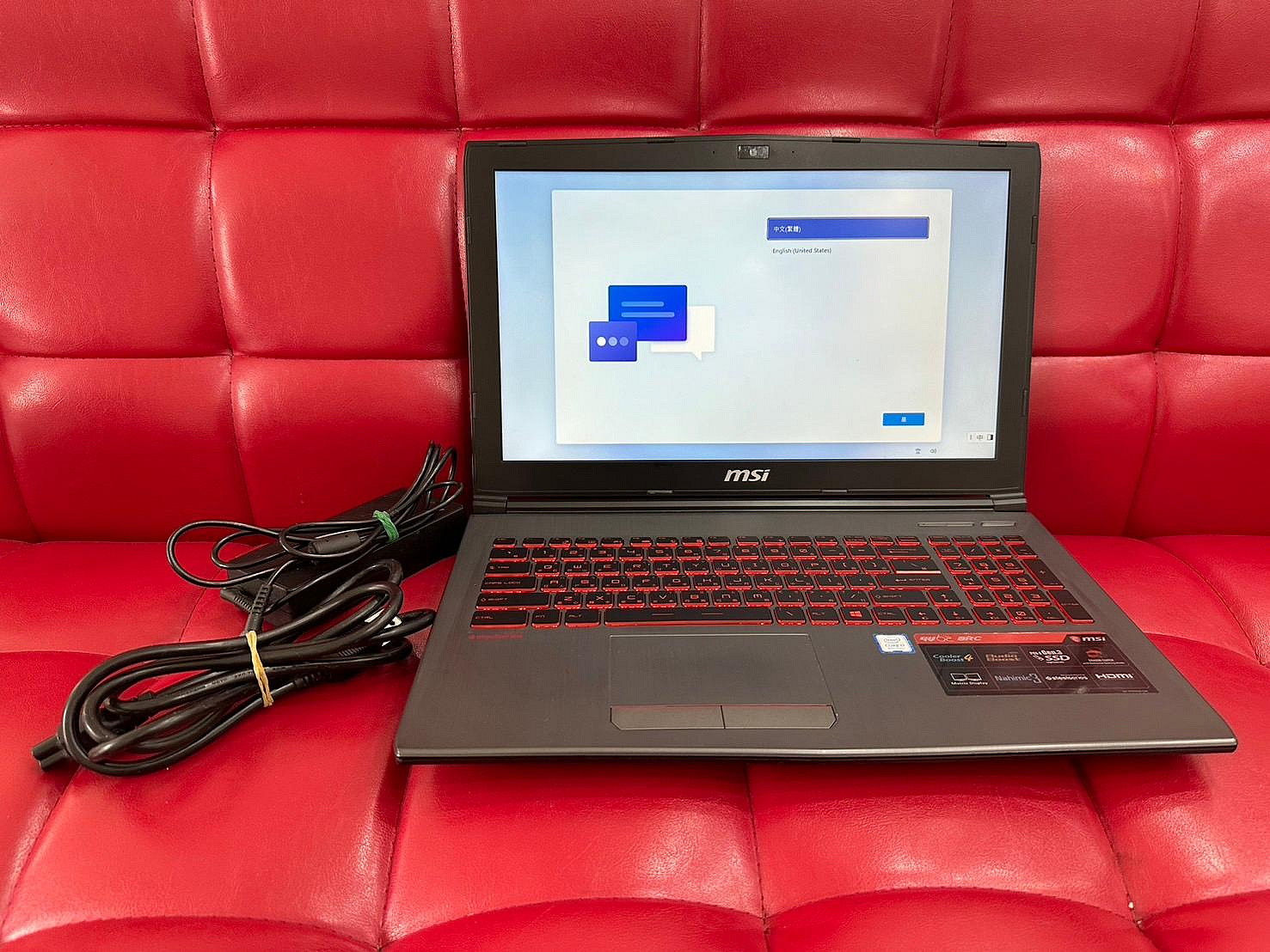 【艾爾巴二手】MSI GV62 (i7/8G/128+1T/GTX1050)15.6吋 黑 #二手筆電#桃園店44747