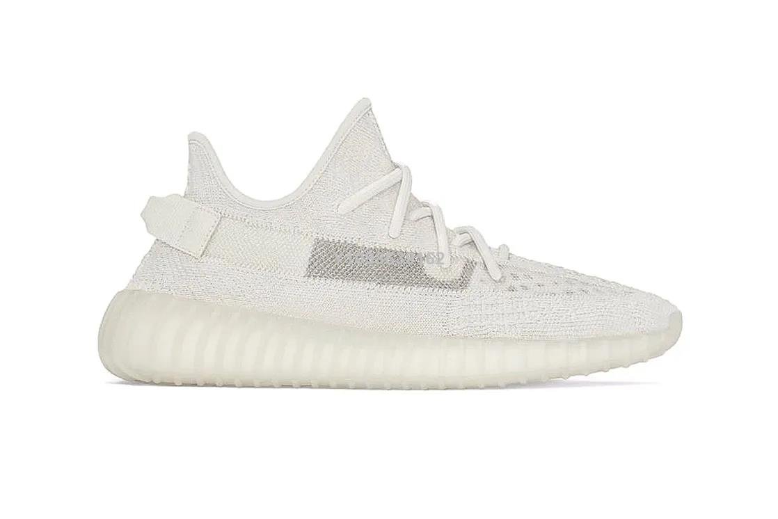 代購】Adidas Yeezy Boost 350 V2 “Bone” 骨白白色冰淇淋百搭運動鞋男