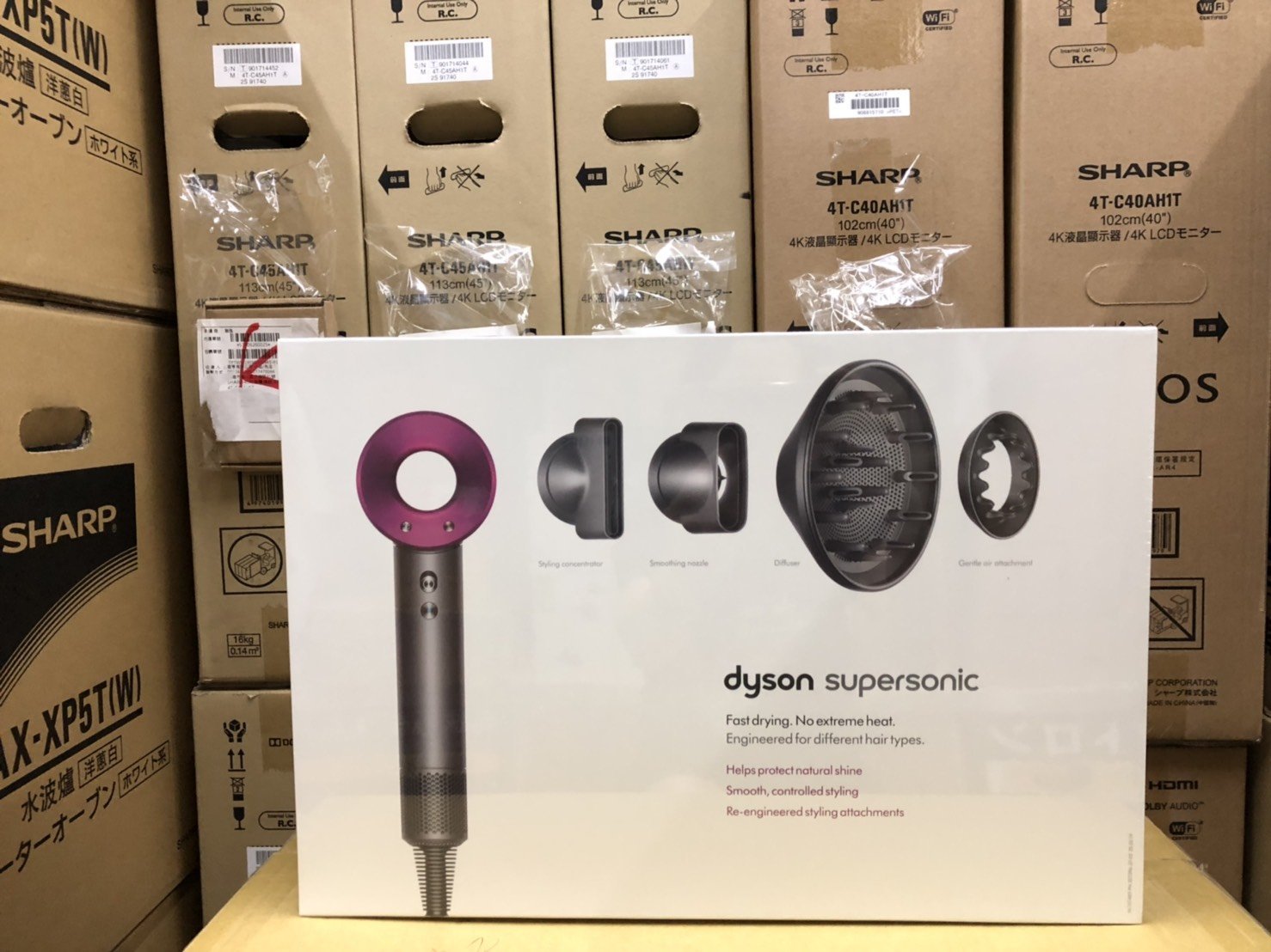 特價詢問處dyson Supersonic 吹風機HD03 紫色桃紅色【五權家電館