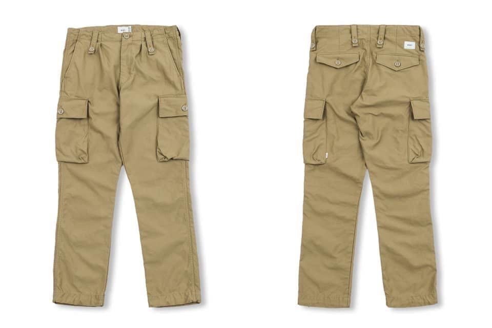 19SS WTAPS Jungle England 01 Trouser 黑色卡其長褲工作褲軍褲工裝