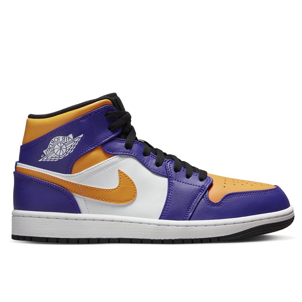 A-KAY0】NIKE AIR JORDAN 1 MID LAKERS 白紫黃【DQ8426-517】 | Yahoo