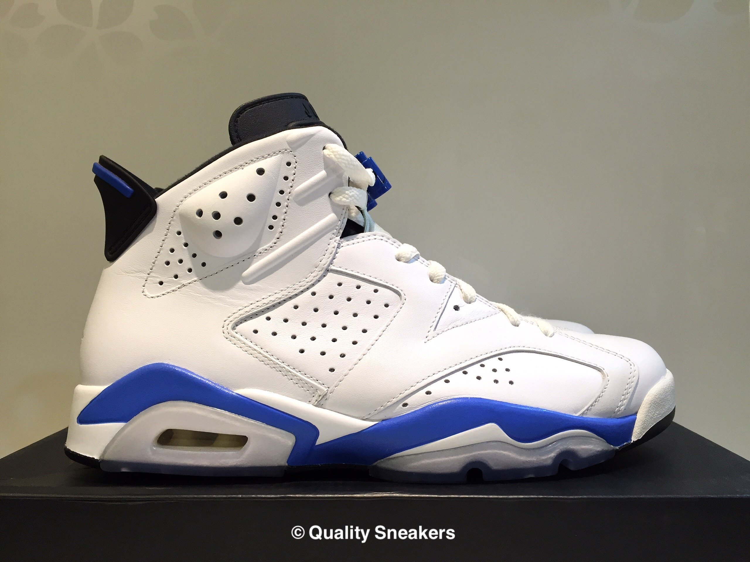 現貨- Nike Air Jordan 6 Retro Sport Blue 白藍384664 107 | Yahoo