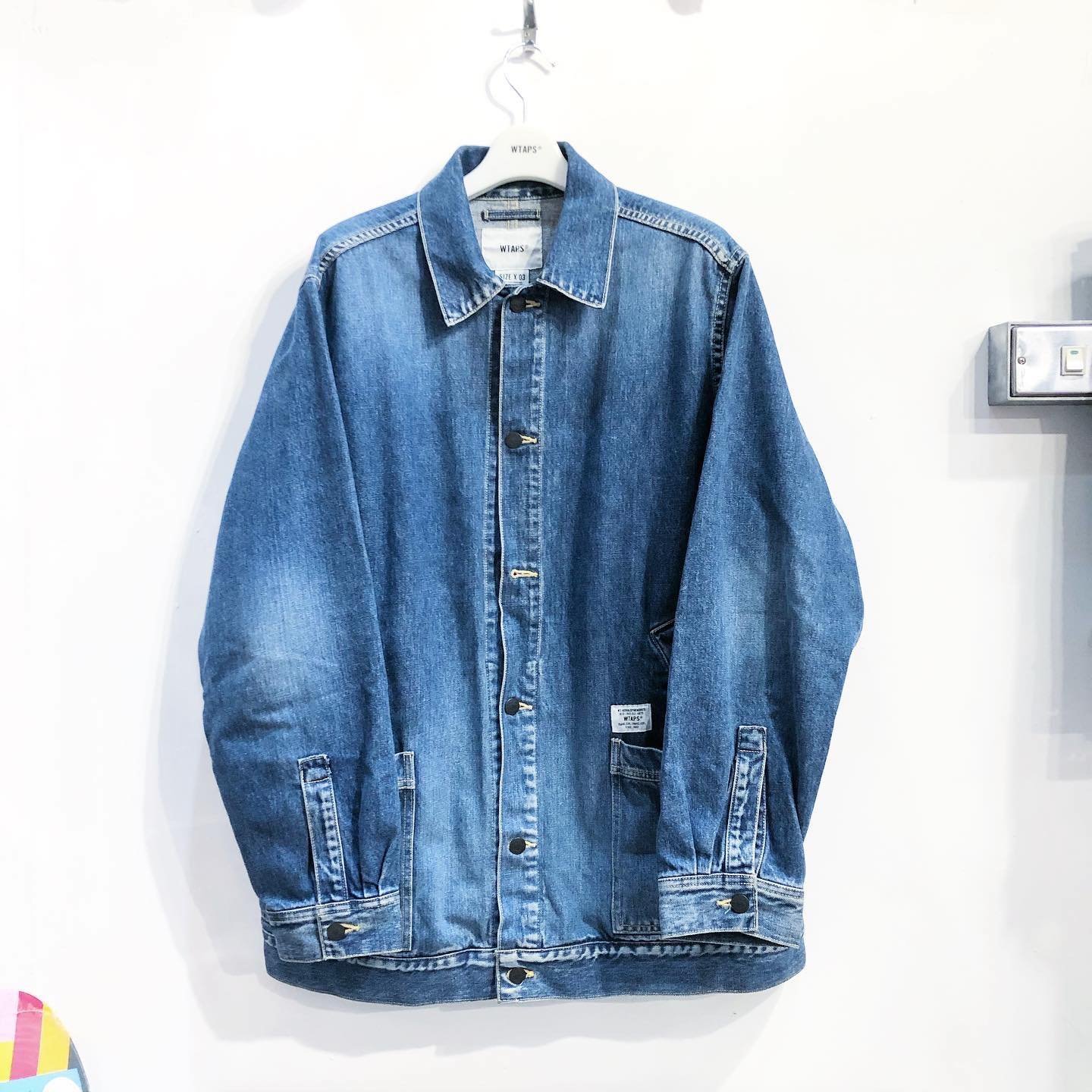 希望商店】⸨✓寄賣商品⸩ WTAPS DADDY JACKET 18SS 水洗牛仔夾克