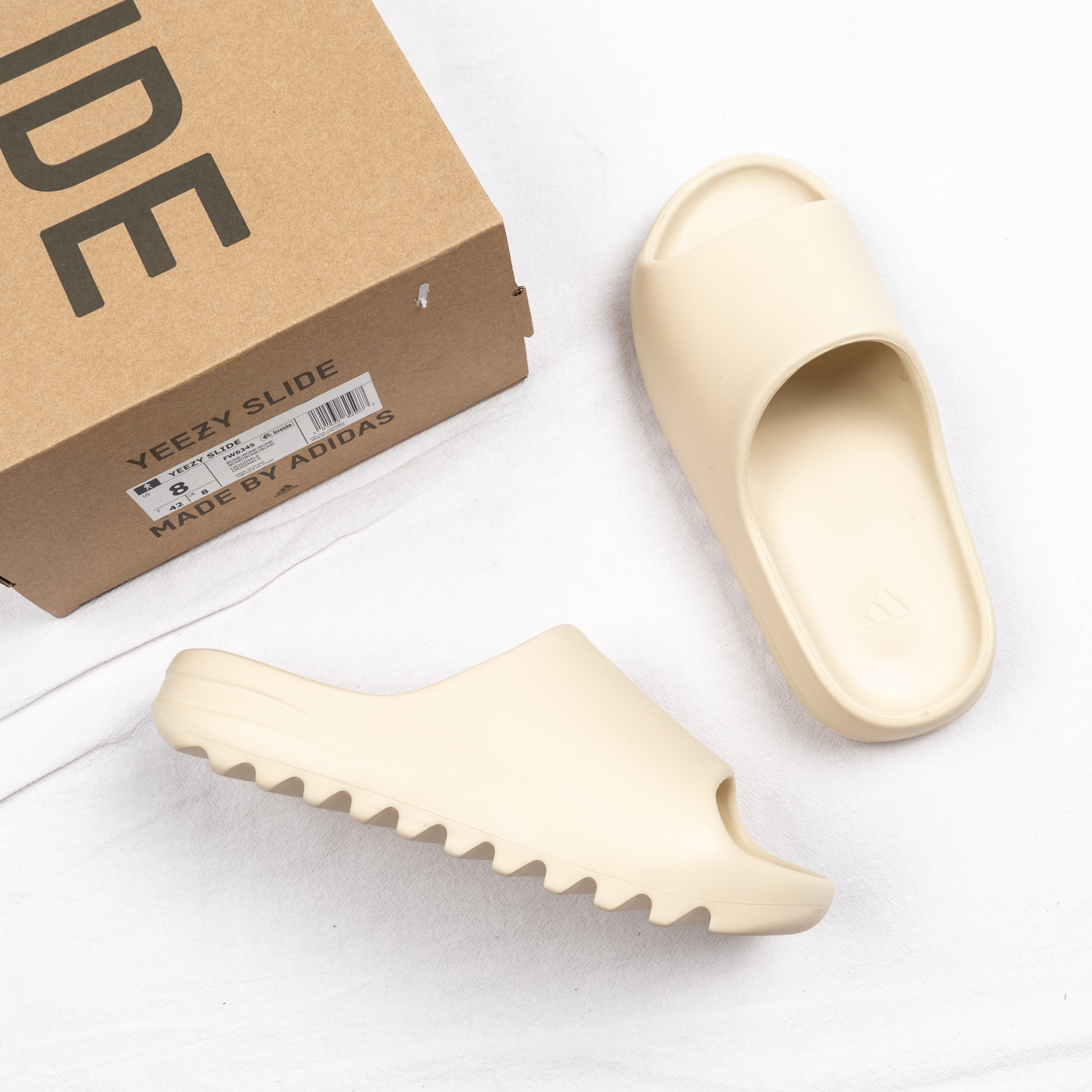 Adidas Yeezy Slide Bone 米色拖鞋男女拖鞋FW6345 | Yahoo奇摩拍賣