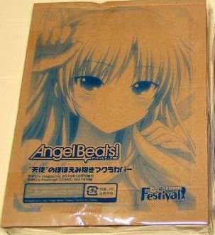 TOY　電擊Gs Festival! COMIC Vol.14 單售附錄 Angel Beats 天使的脈動抱枕套