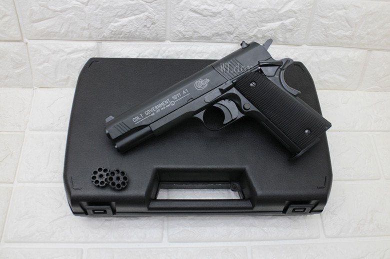 [01] UMAREX Colt 1911A1 4.5mm 喇叭彈 CO2槍 (COLT45手槍柯特1911鉛彈轉輪膛線