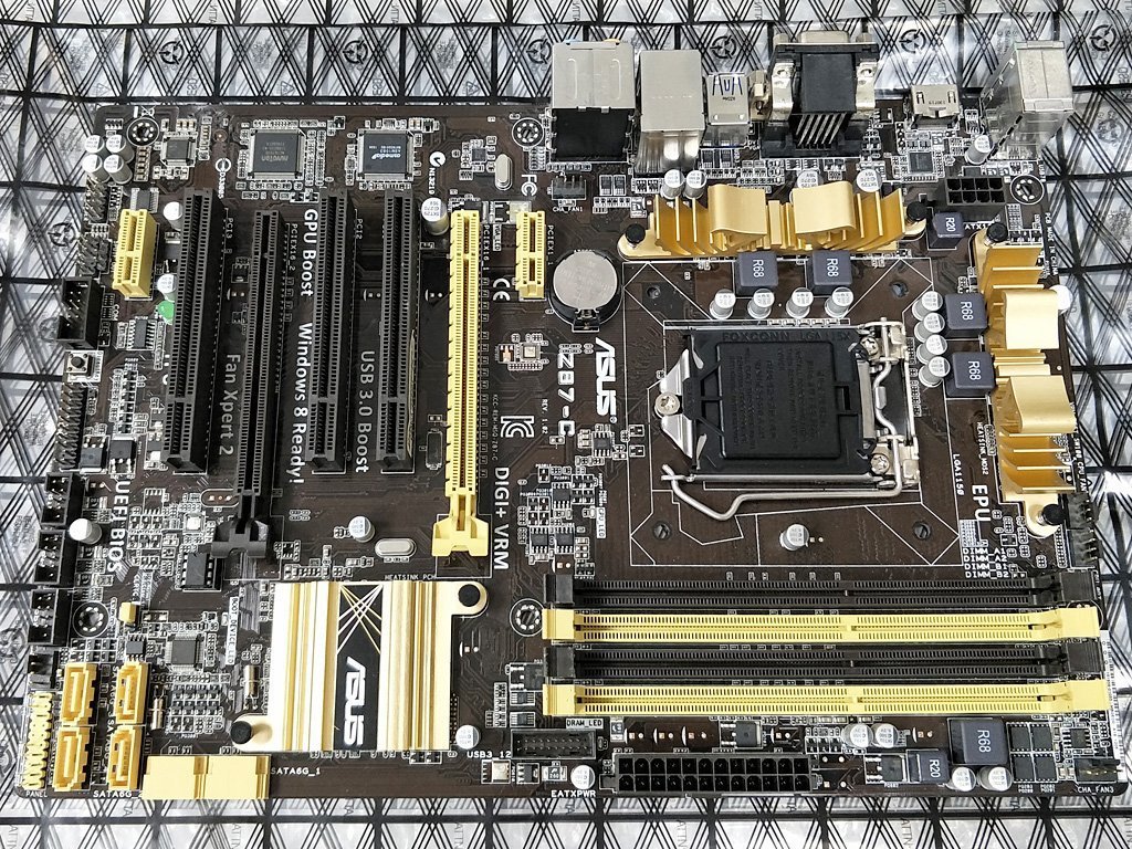 Asus z87 c обзор