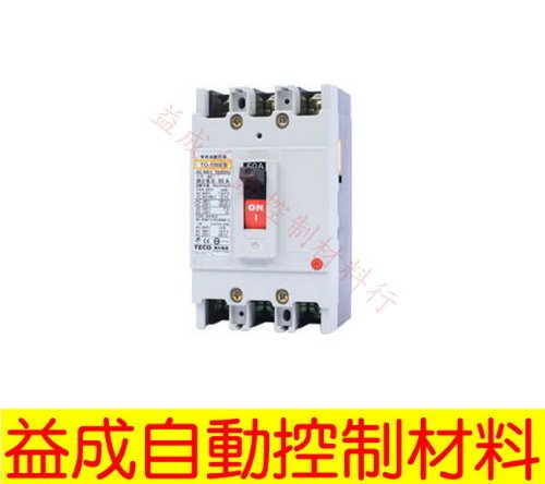 【益成自動控制材料行】TECO 無熔絲斷路器 TO-400E 2P(250~400A)