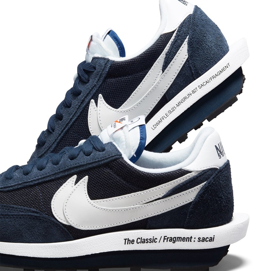 A-KAY0】NIKE X SACAI X FRAGMENT LDWAFFLE BLUE 藍【DH2684-400