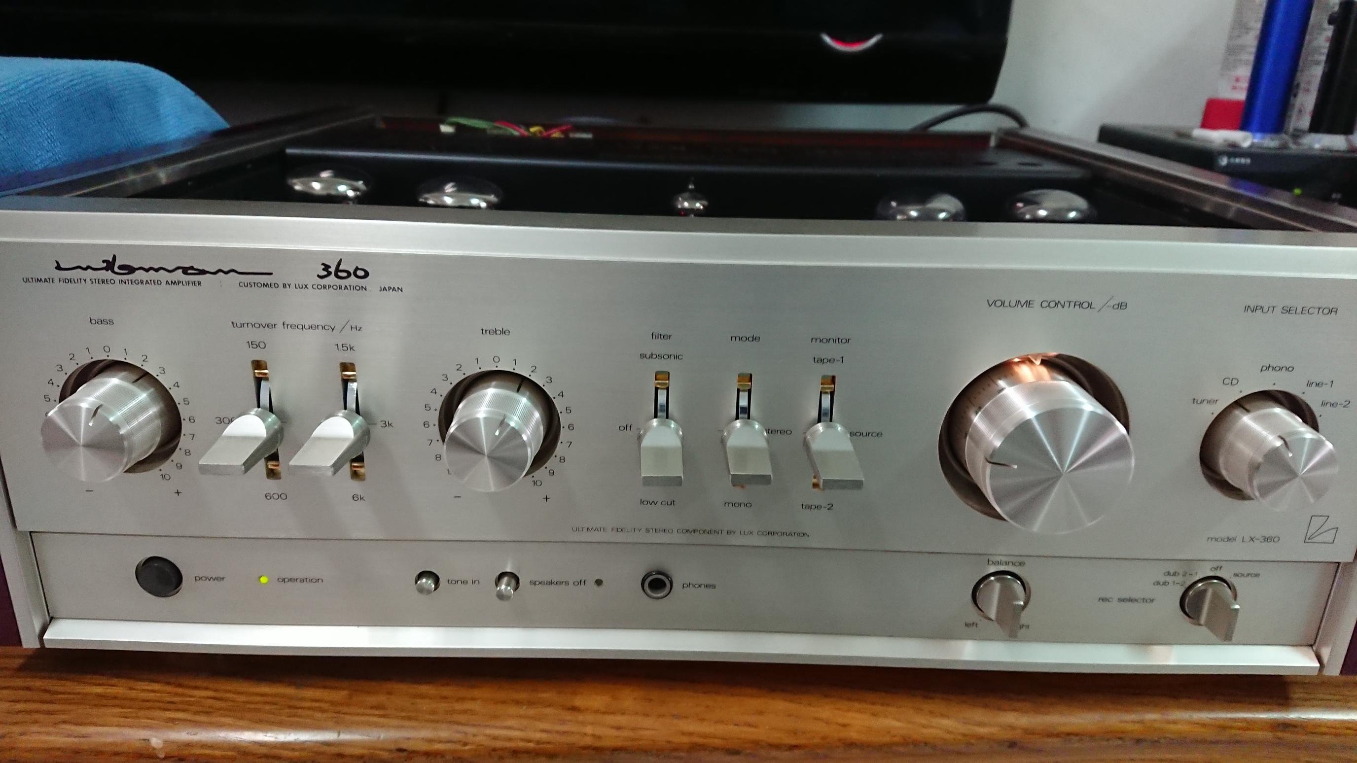 luxman lx360 真空管綜合擴大機kt88/6550 | Yahoo奇摩拍賣