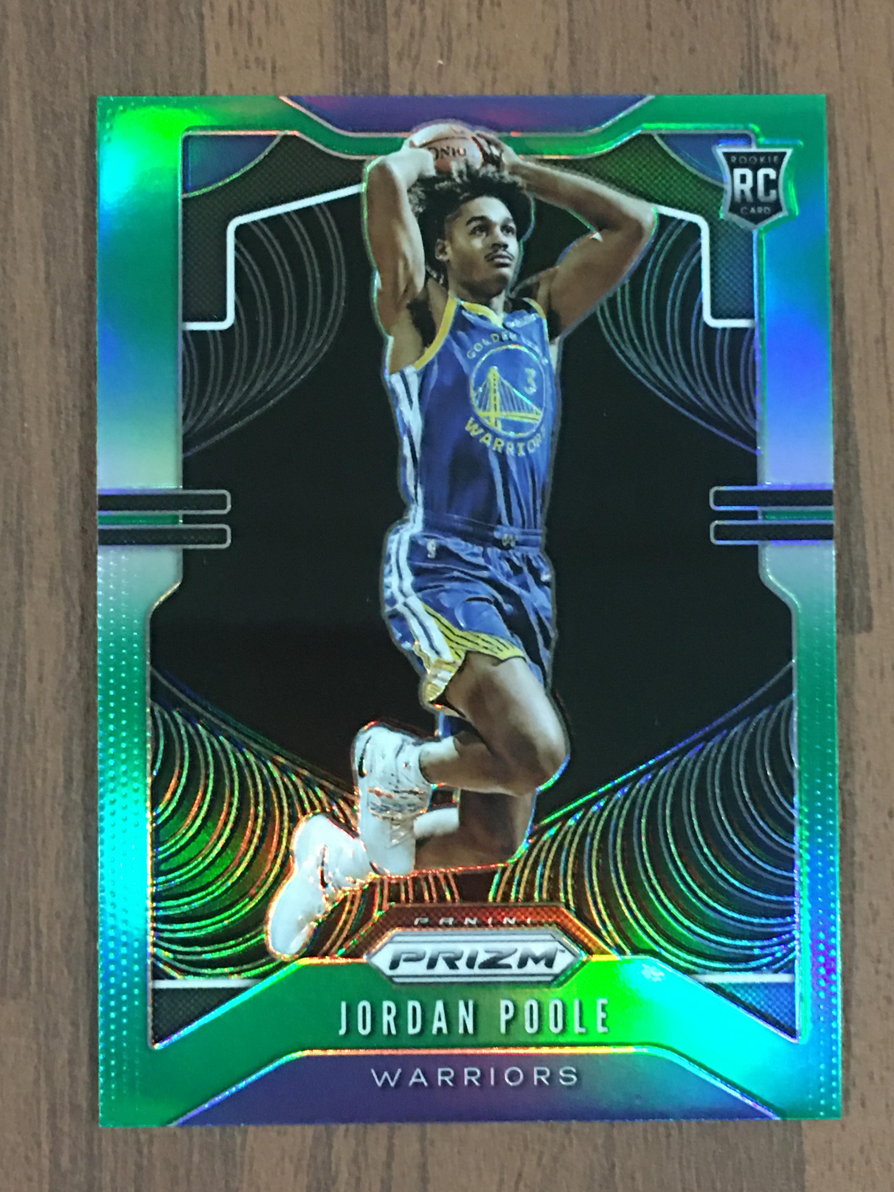 【畢拉卡鋪】Jordan Poole 2019-20 Prizm RC Green 綠亮新人卡