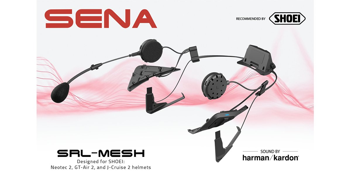 伊摩多美國SENA SRL-MESH藍牙耳機SHOEI安全帽專用Neotec 2 GT AIR 2 J