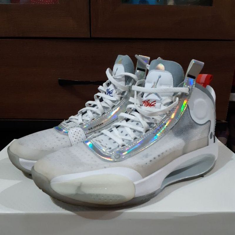 二手中古nike AIR jordan 34 PF us 9 號籃球鞋AJ34 喬丹| Yahoo奇摩拍賣