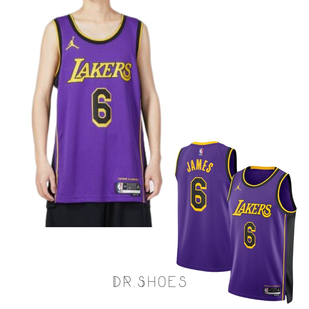 【Dr.Shoes】Nike NBA DRY LEBRON JAMES LAKERS 湖人隊 球衣 DO9530-505