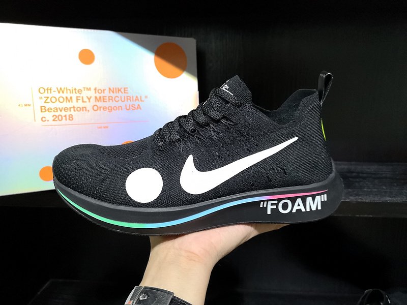 Nike Zoom Fly Mercurial Flyknit OFF-WHITE 編織黑色AO2115-001