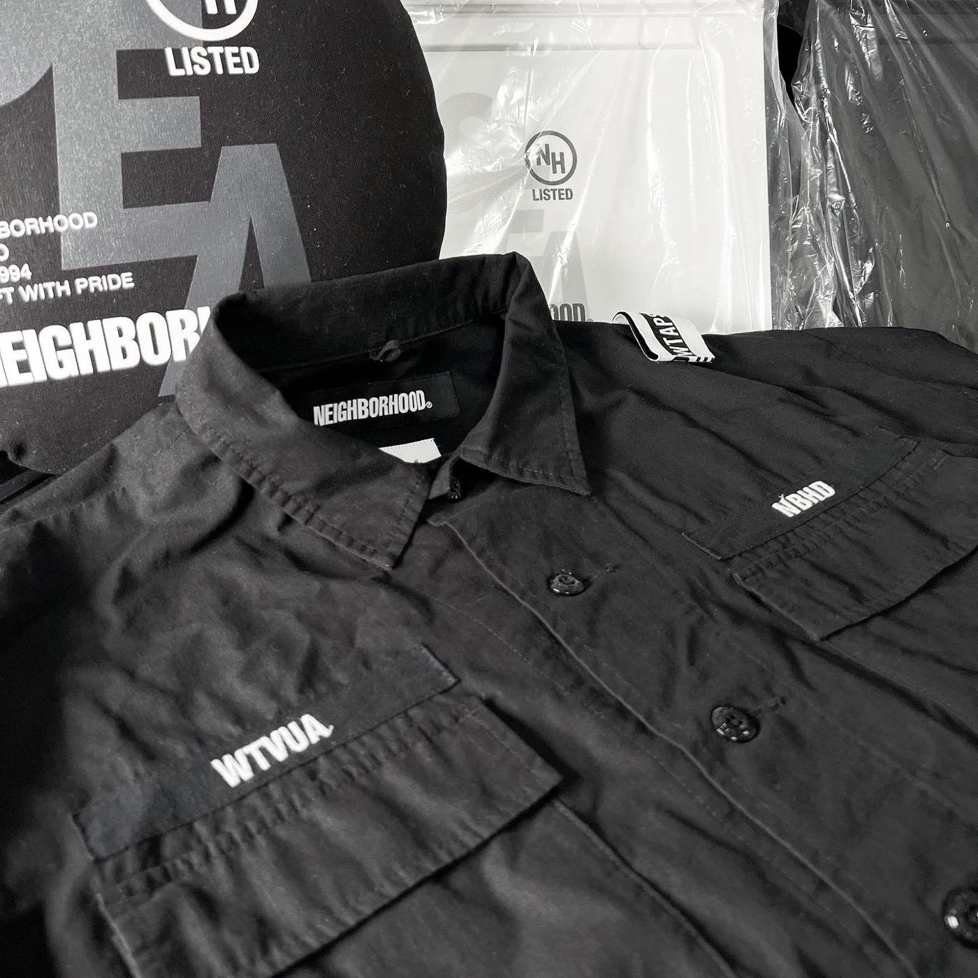 希望商店】WTAPS X NEIGHBORHOOD JUNGLE LS 19AW 聯名骨頭四袋軍衫| Yahoo奇摩拍賣