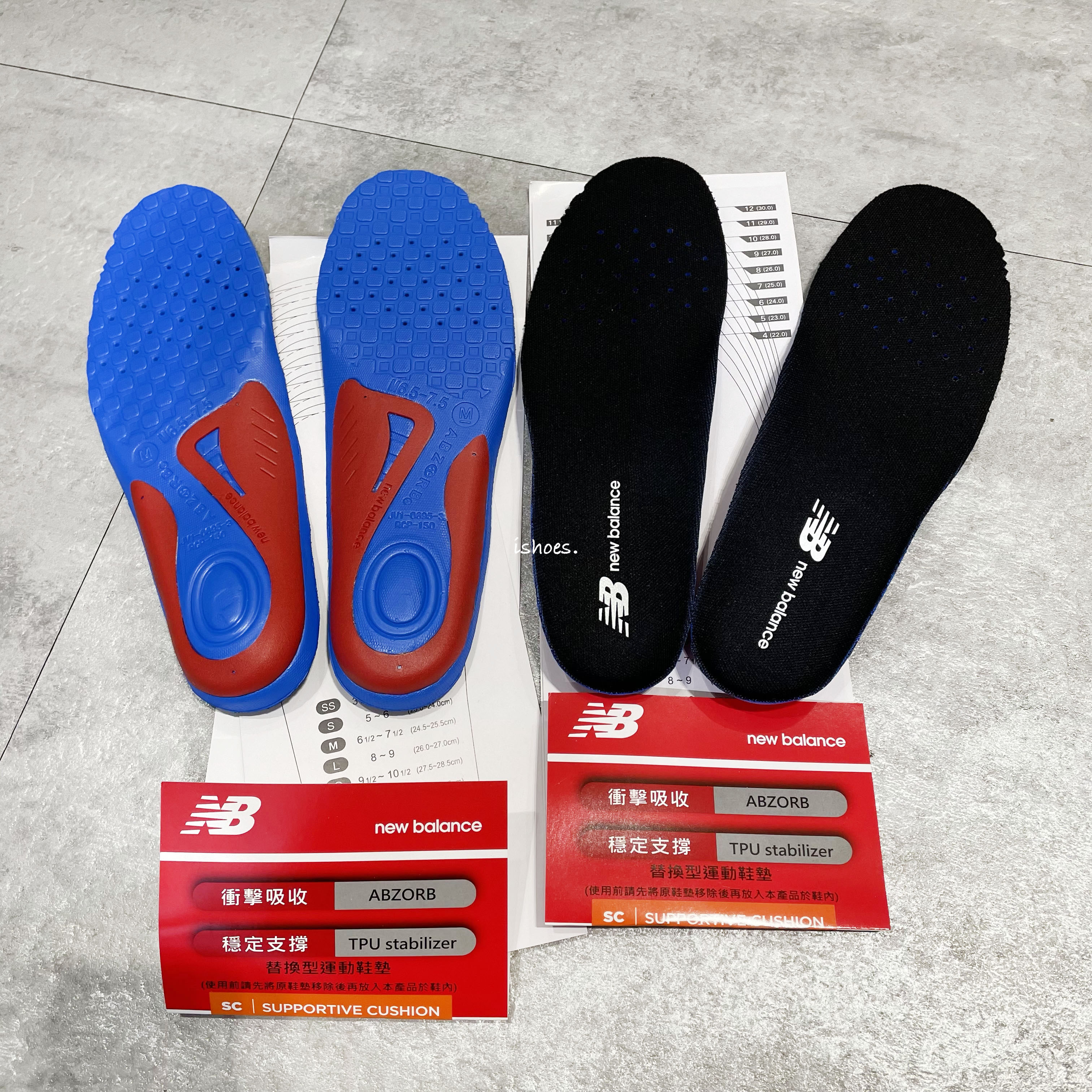 現貨 iShoes正品 New Balance 鞋墊 RCP150 足弓支撐 全吸震 透氣 慢跑 3961320289