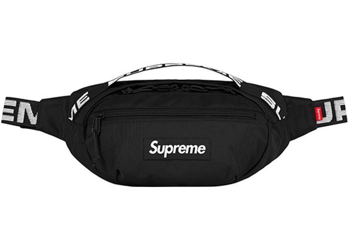 Basa Sneaker】 2018ss Supreme Waist Bag 腰包44TH 黑色全新| Yahoo