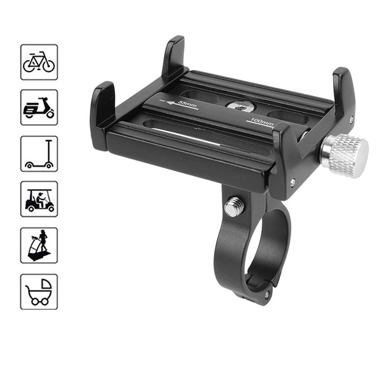 電動車手機支架摩托車配件金屬手機夾鋁合金自行車充電導航手機架