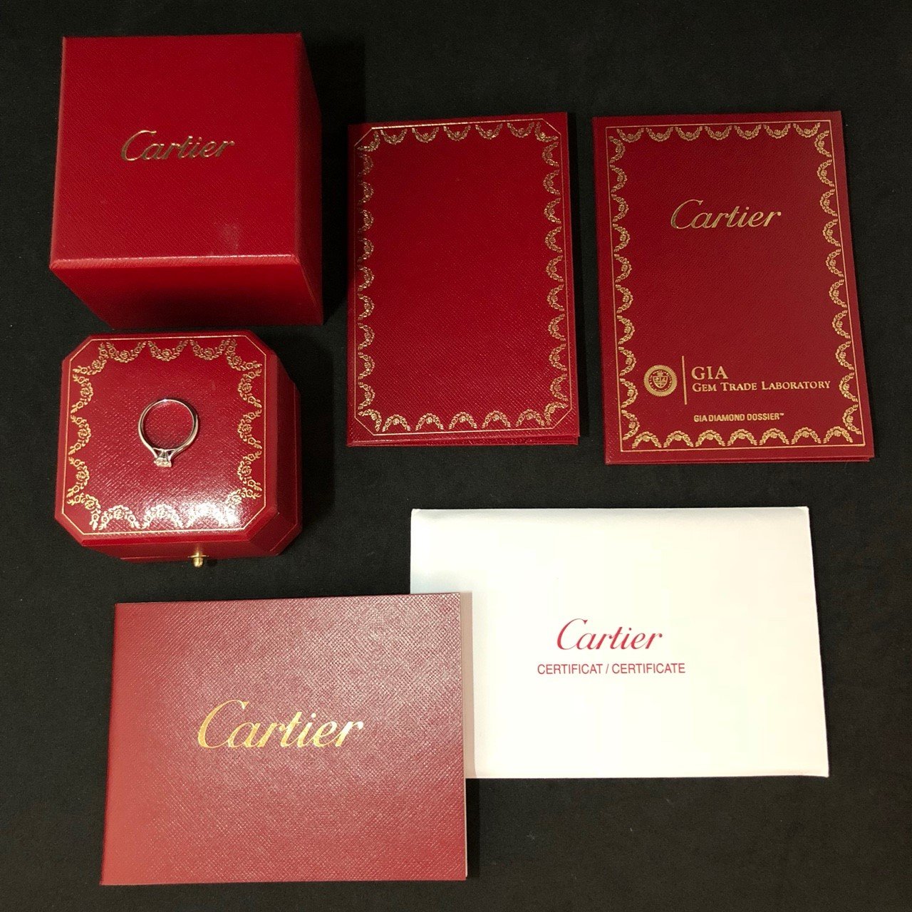 感謝收藏《三福堂國際珠寶1201》Cartier 1895 SOLITAIRE 鑽戒3EX