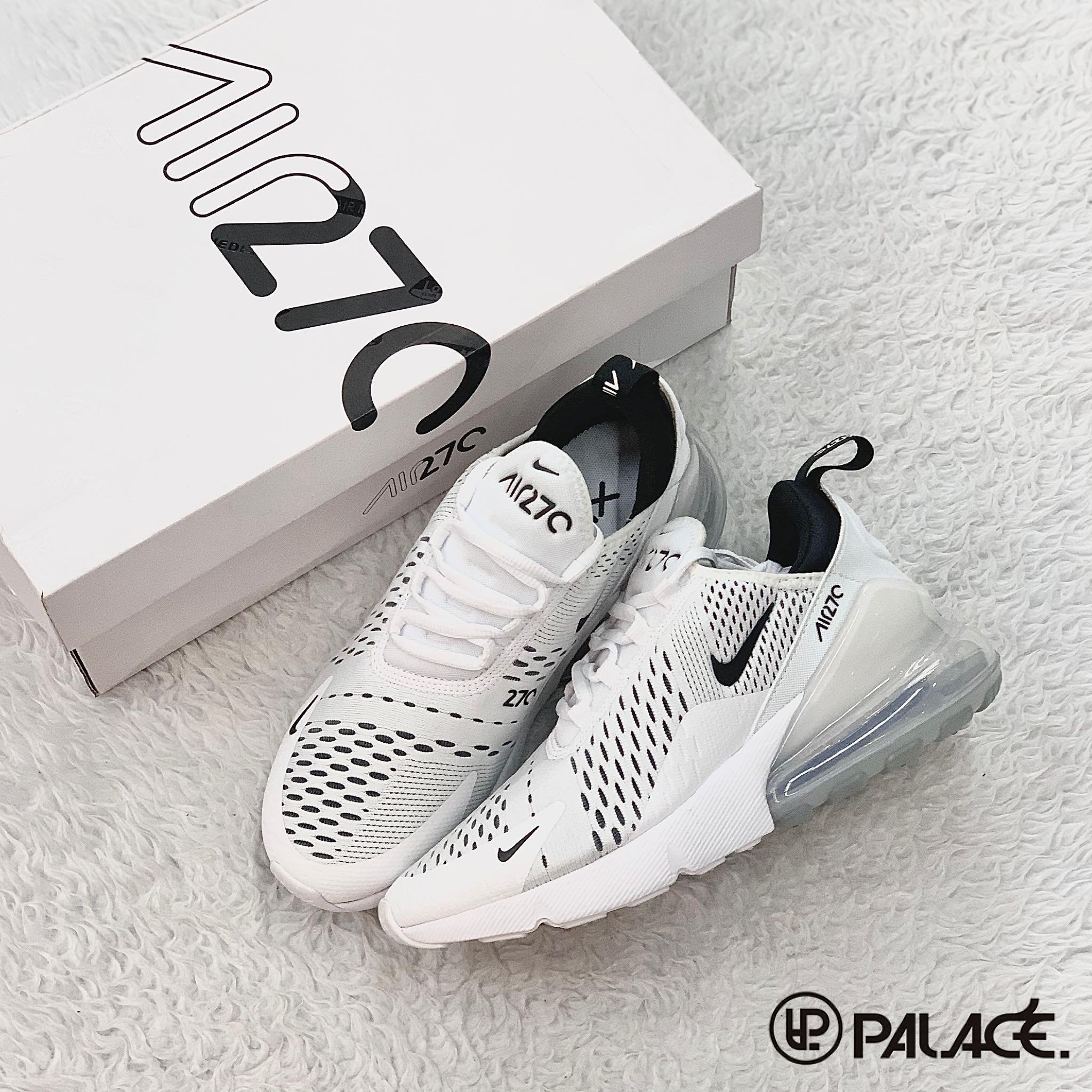 [Palace潮流小舖] 實體店面🔰現貨 NIKE AIR MAX 270 白黑 氣墊 男女款 休閒鞋