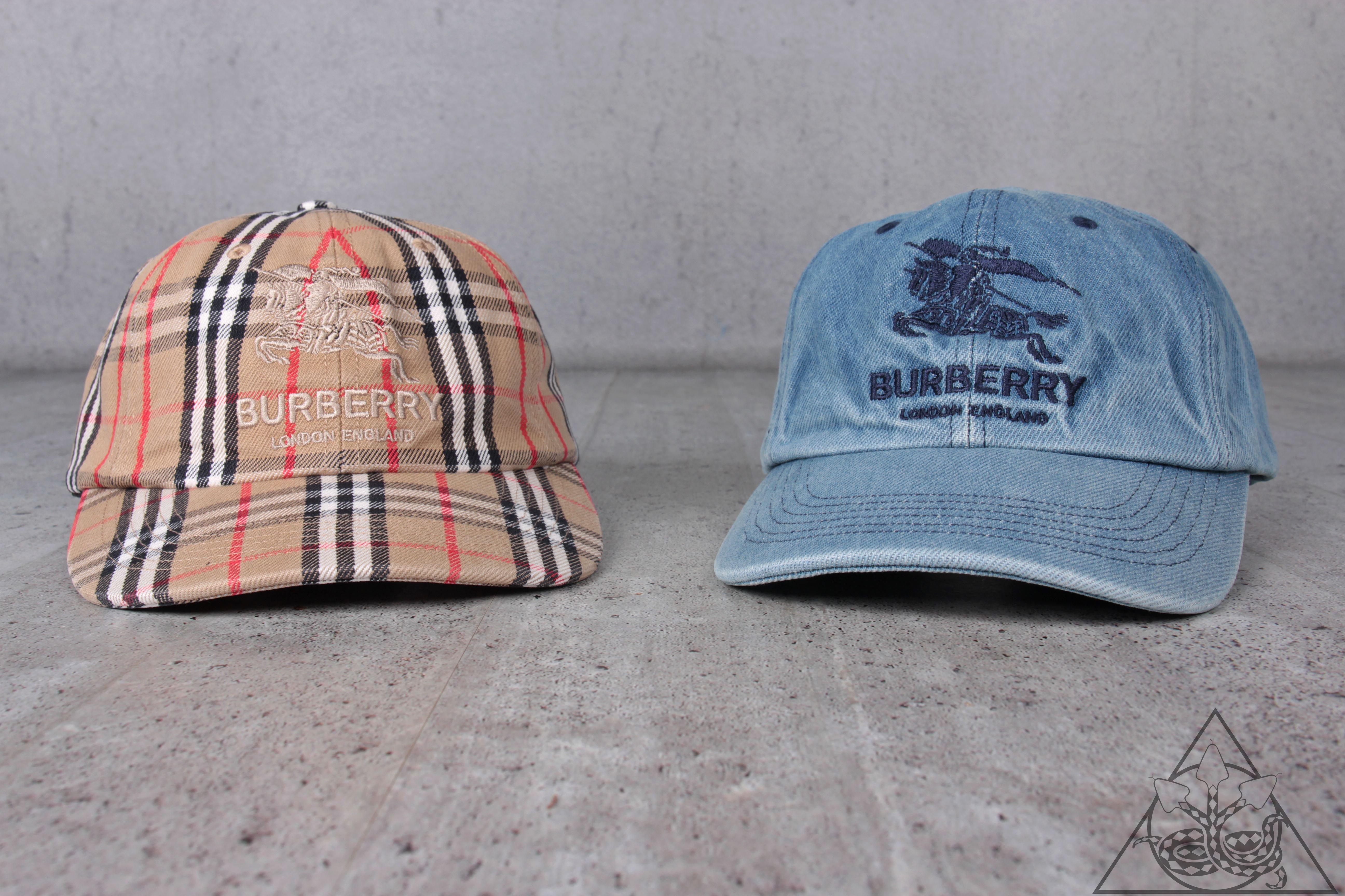 HYDRA】Supreme Burberry Denim 6-Panel 格紋單寧帽子老帽【SUP522