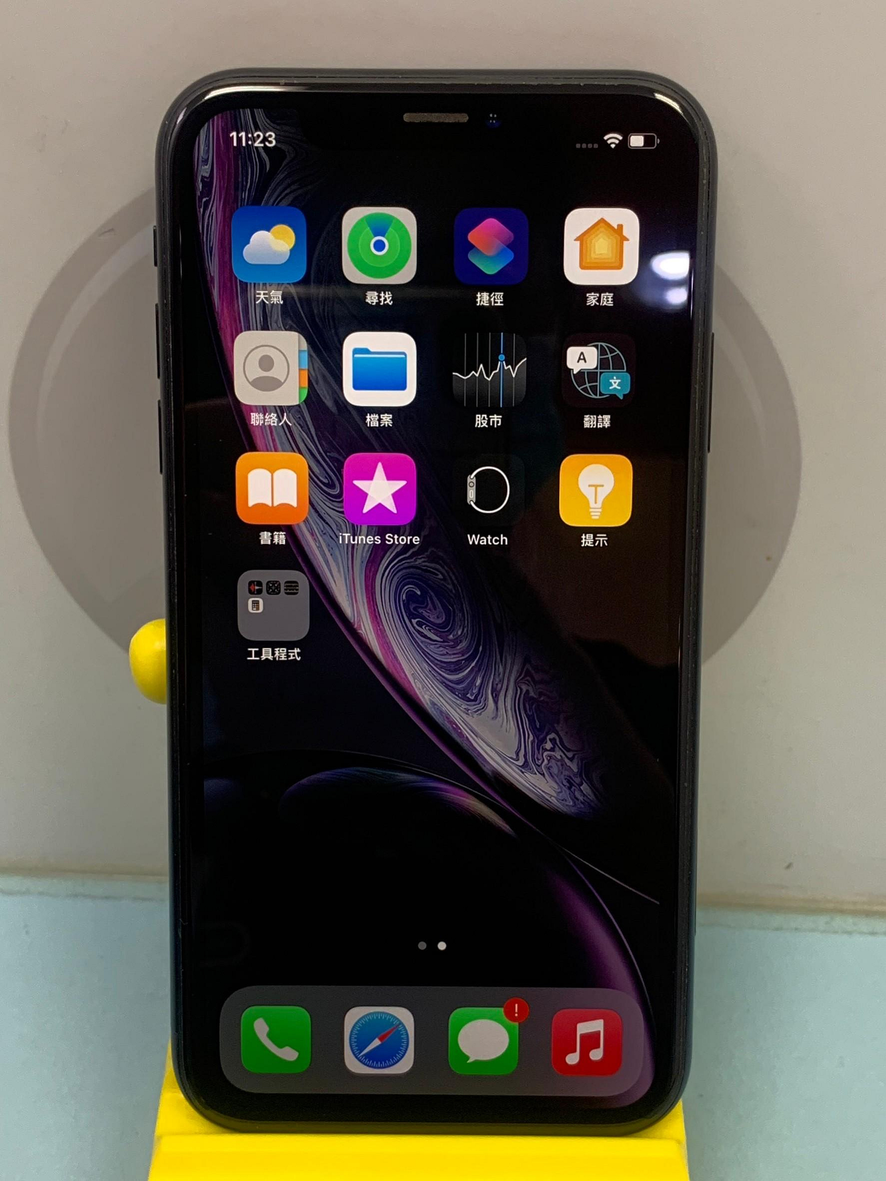 【艾爾巴二手】iPhone XR 128G 6.1吋 黑#二手機 #漢口店1KXK6