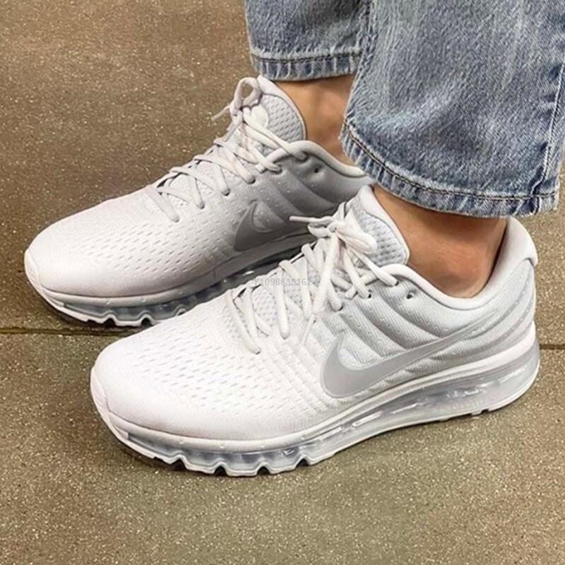 代購】Nike Air Max 2017 灰白時尚百搭運動慢跑鞋849559-009男鞋