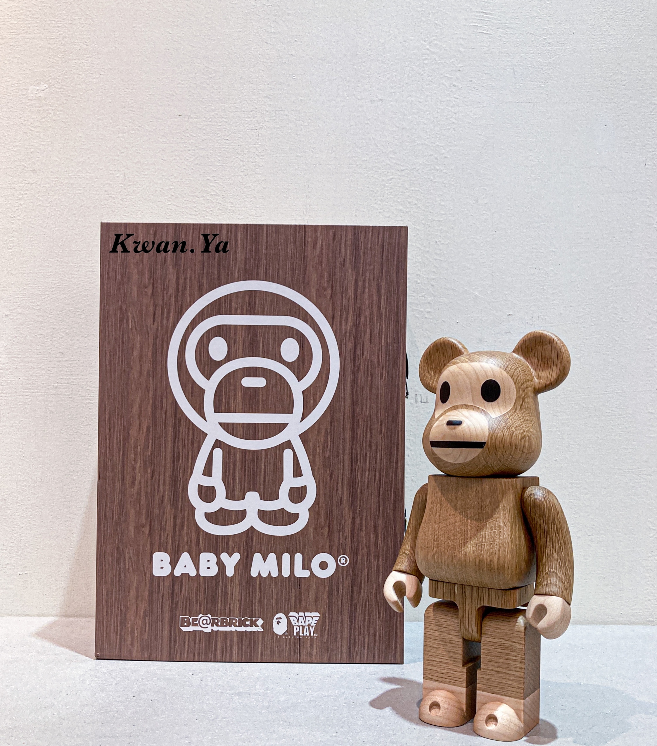 BE@RBRICK カリモクBAPE BABY MILO 400% 2021 庫柏力克熊BE@RBRICK ...