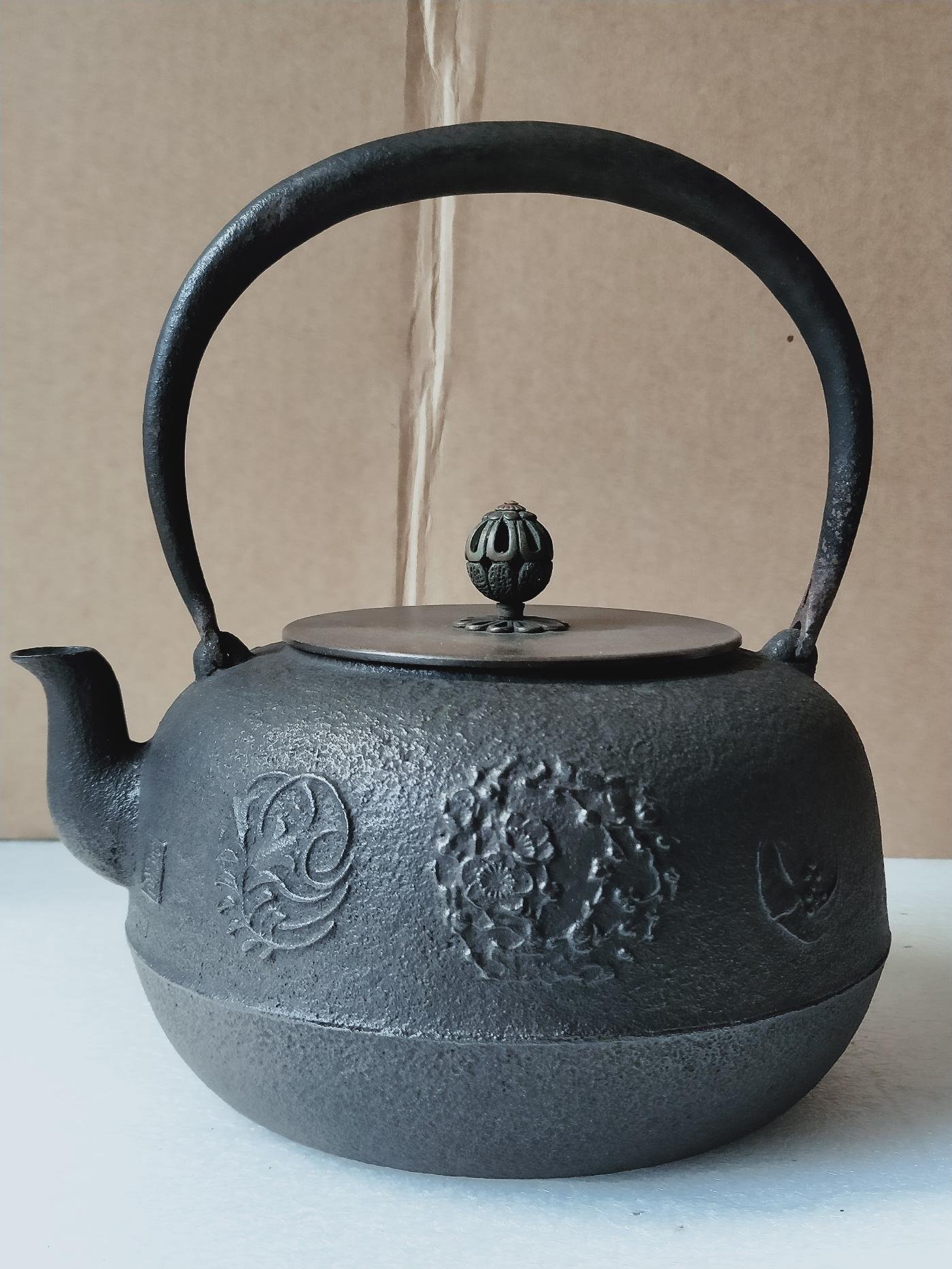 二代 藤井清茂作 露蓋置 銀細工 茶道具 C76 1F28 - 金属工芸