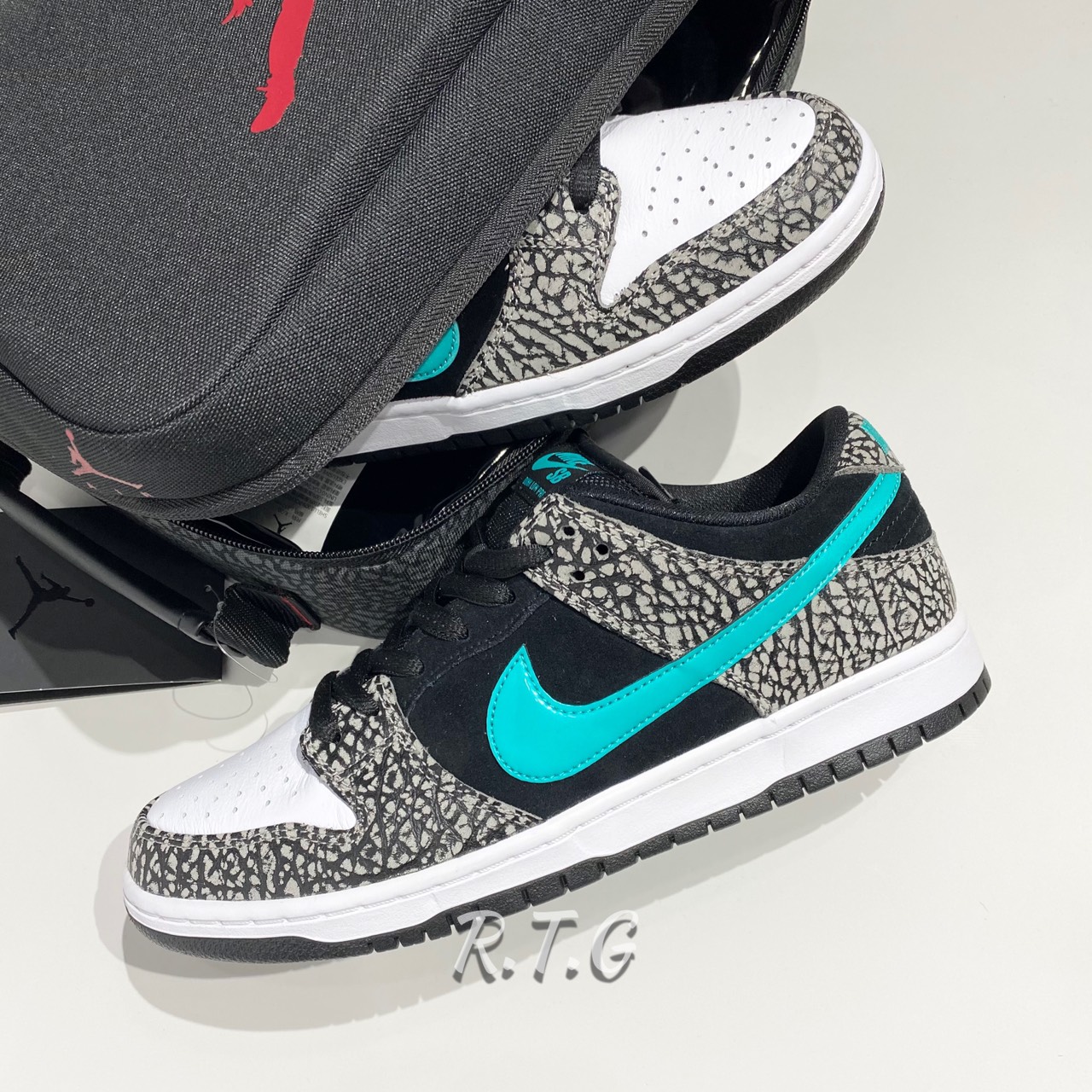 RTG】NIKE SB DUNK LOW PRO ELEPHANT 象紋爆裂紋滑板現貨男BQ6817-009