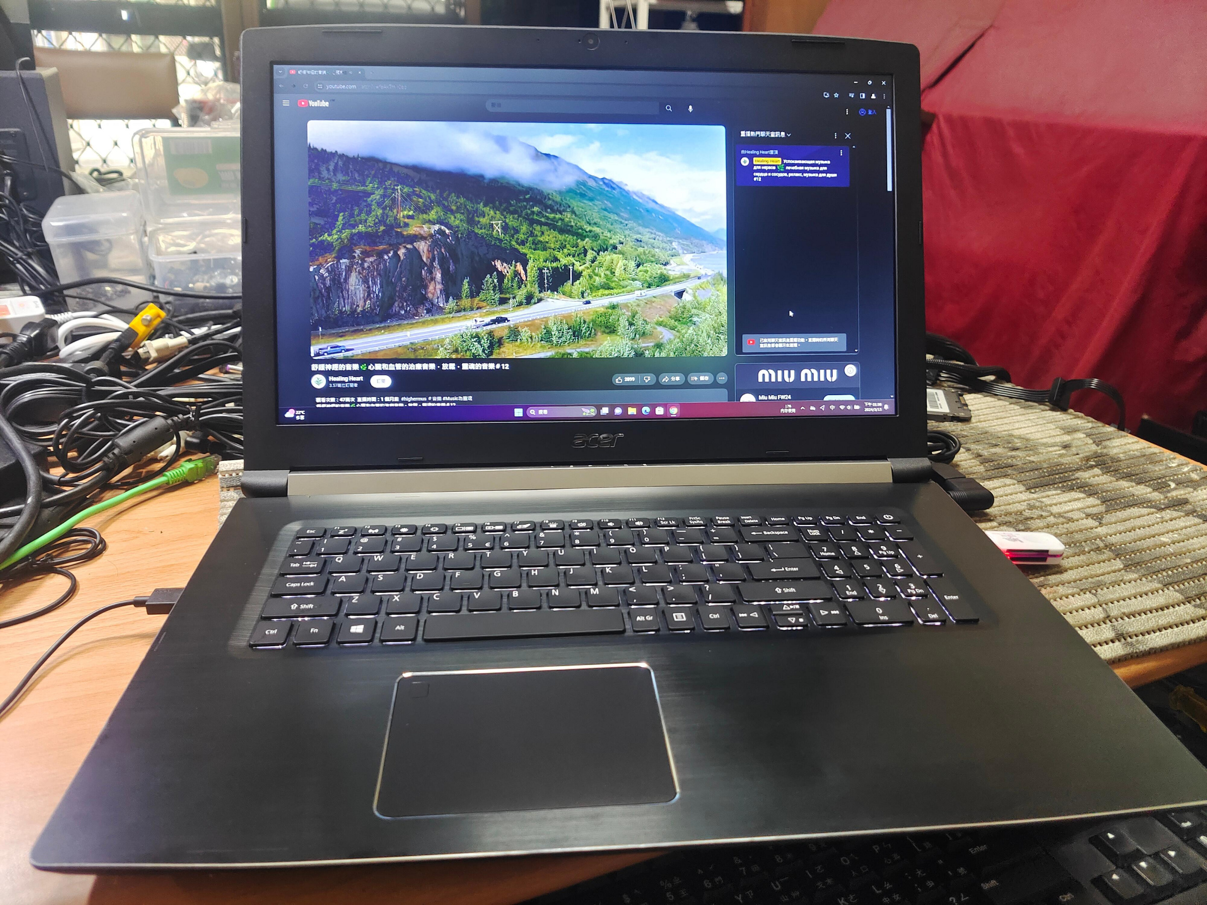 【台中阿忠電腦】宏碁 Aspire A717-52 i7-8750H/GTX1060 6G/DDR4 32G 電競筆電~11500~