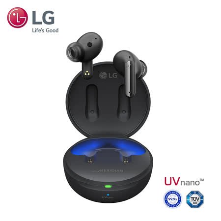 現貨 LG 樂金 TONE Free FP8 真無線藍牙耳機(降噪/殺菌 Earbuds)(夜霧黑)(晨霧白) 視聽影訊