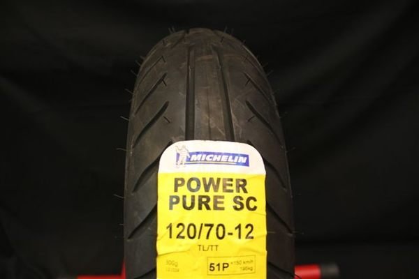 雄偉車業 米其林 POWER PURE SC 2CT 130/70-12 含裝2000元 送氮氣免費灌