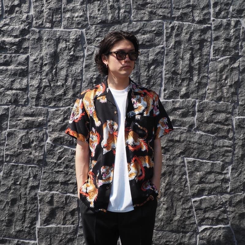 希望商店】WACKO MARIA TIM LEHI SHIRT 22SS 阪急限定老虎火圈夏威夷短