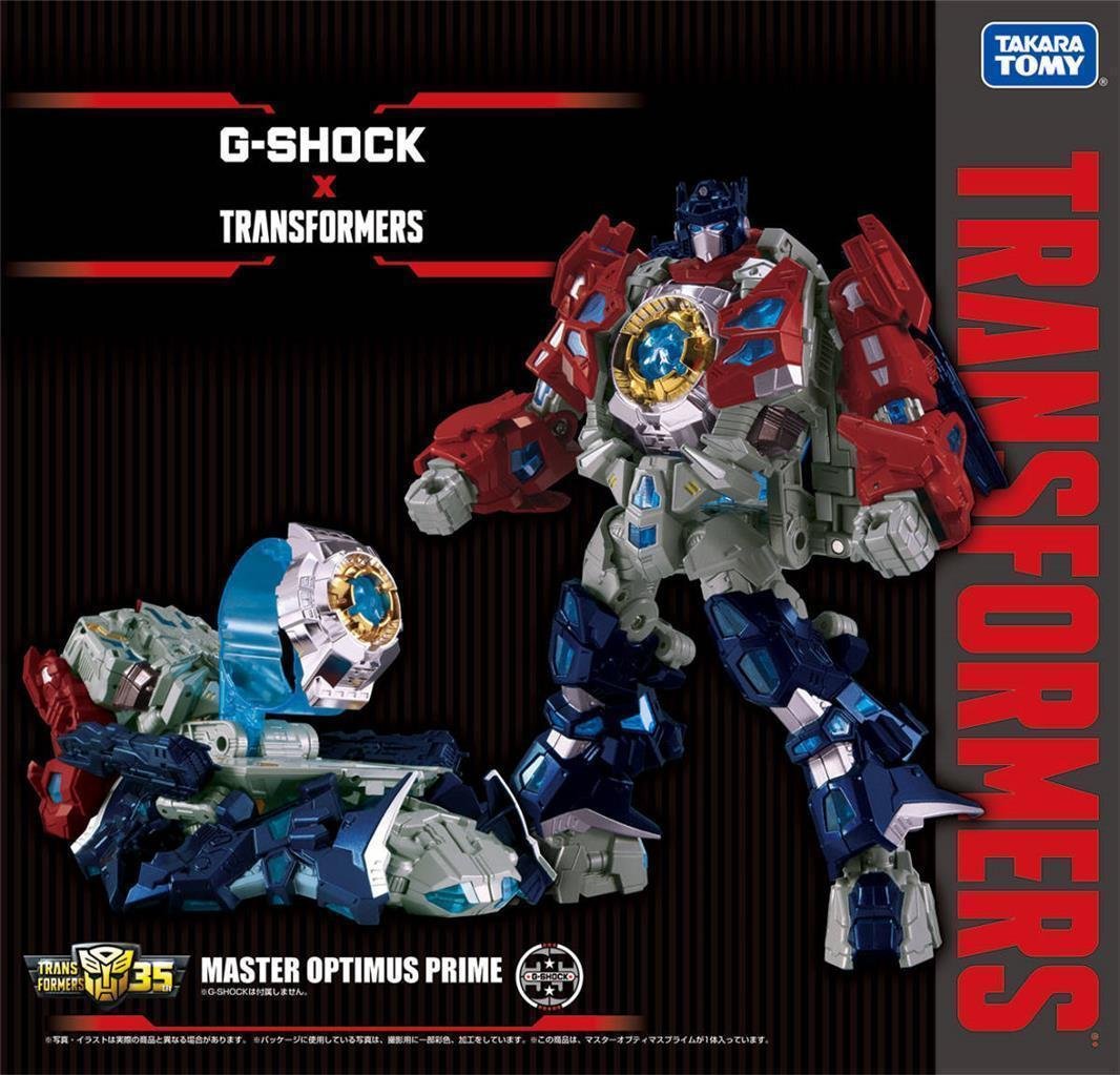 現貨日版TAKARA TOMY G-SHOCK 聯名TRANSFORMERS 35TH 變形金剛柯博文35