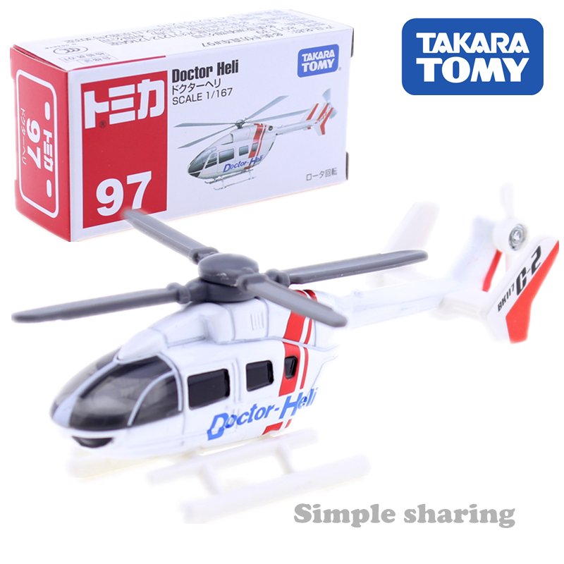 飛行屋(全新品)TAKARA TOMY-多美小汽車-TOMICA #97 Doctor Heli 醫療