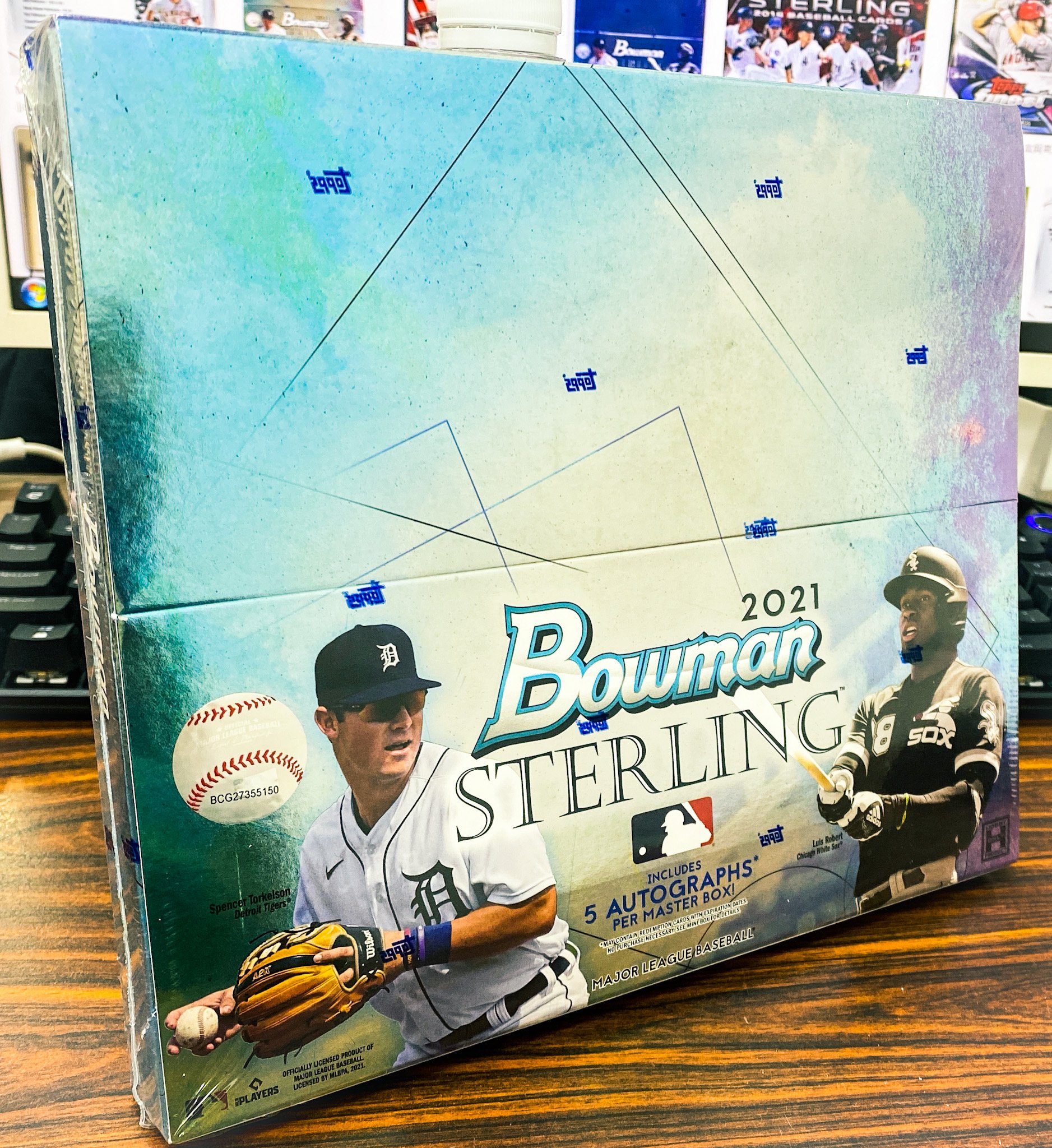 藏卡閣】MLB 2021 Bowman Sterling Baseball Hobby Box 棒球卡全新未拆