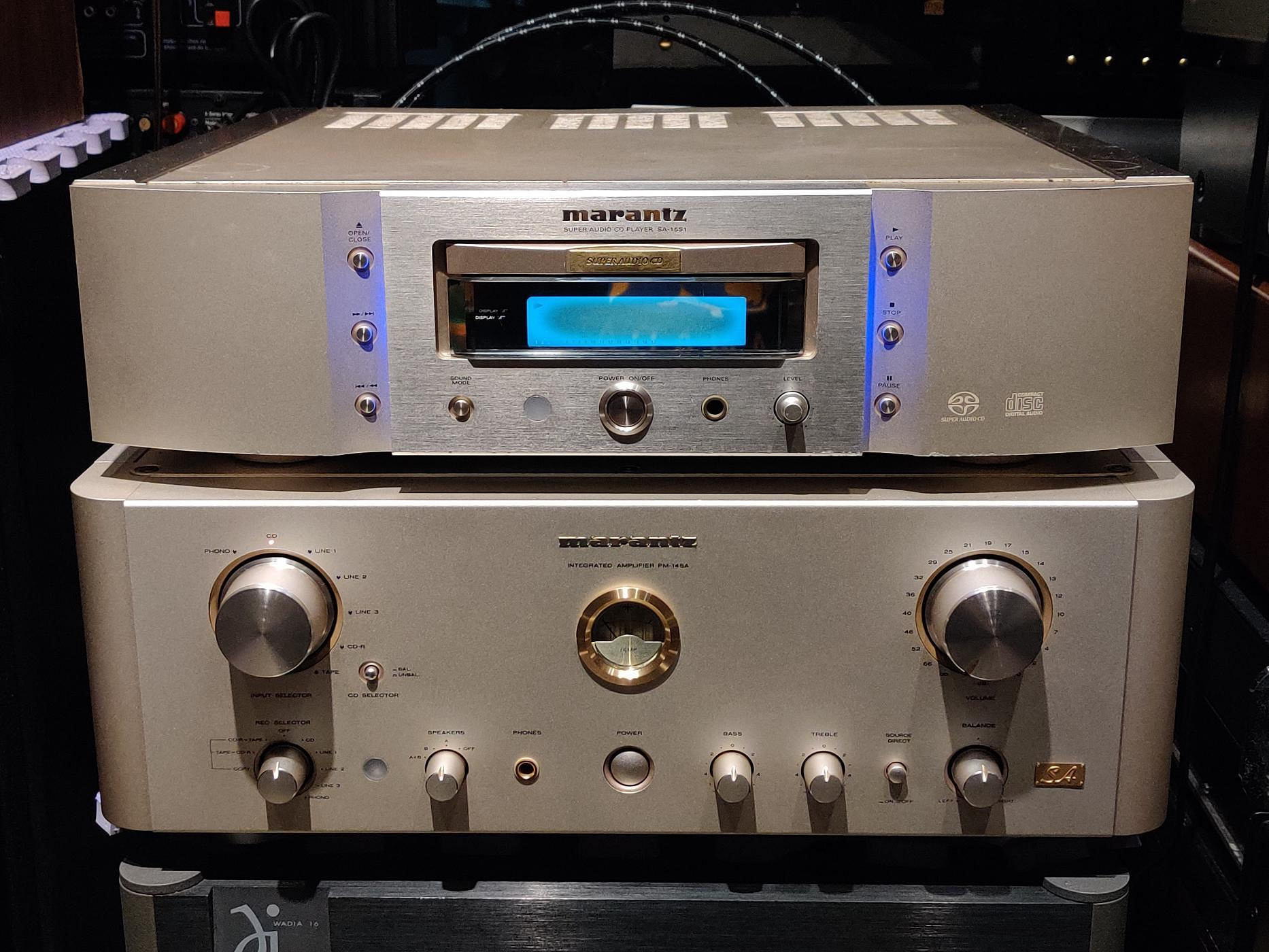 日本製 MARANTZ SA-15S1 SACD/CD 播放器 player 已換新頭 讀取快速正常