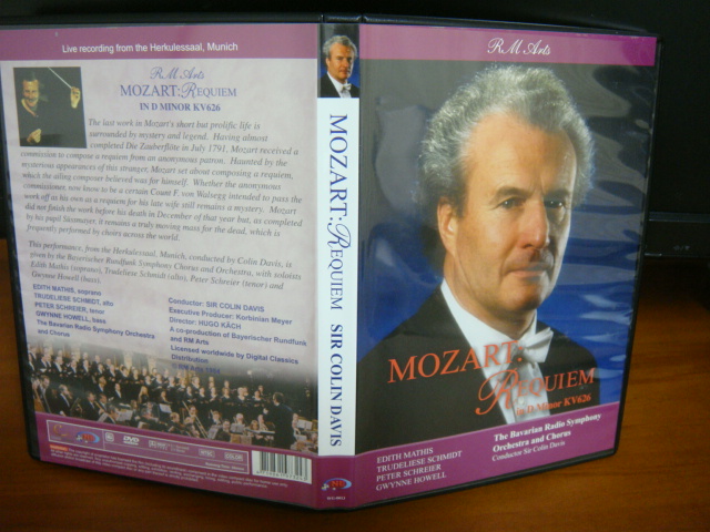 古典音樂DVD《MOZART:REQUIEM SIR COLIN DAVIS》 | Yahoo奇摩拍賣