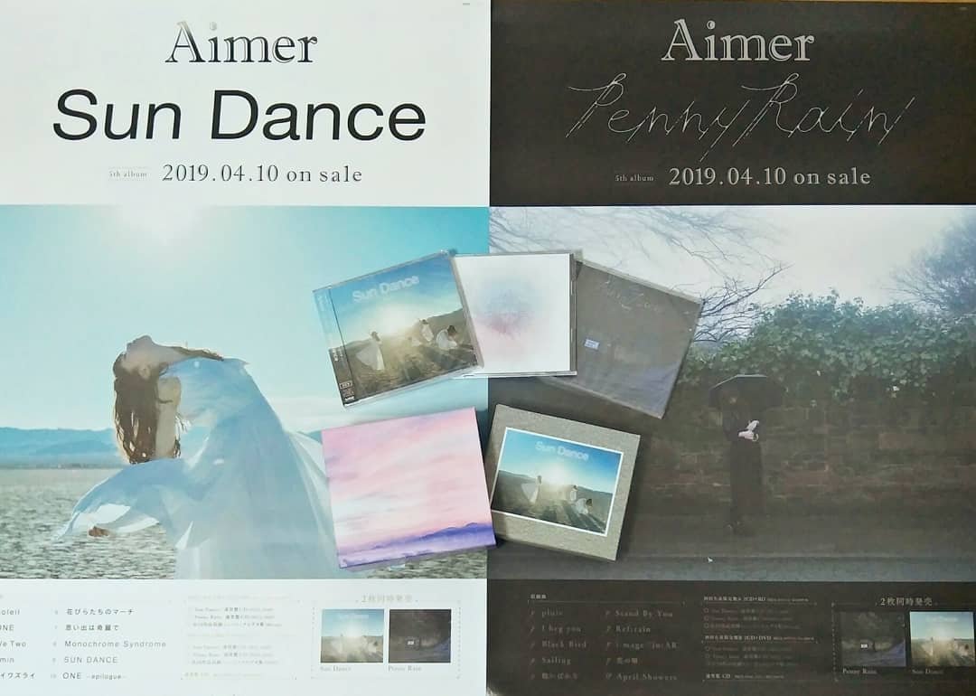 代購 Aimer 5th專輯 Sun Dance & Penny Rain 完全生產限定盤 2CD+2BD+封入特典拼圖