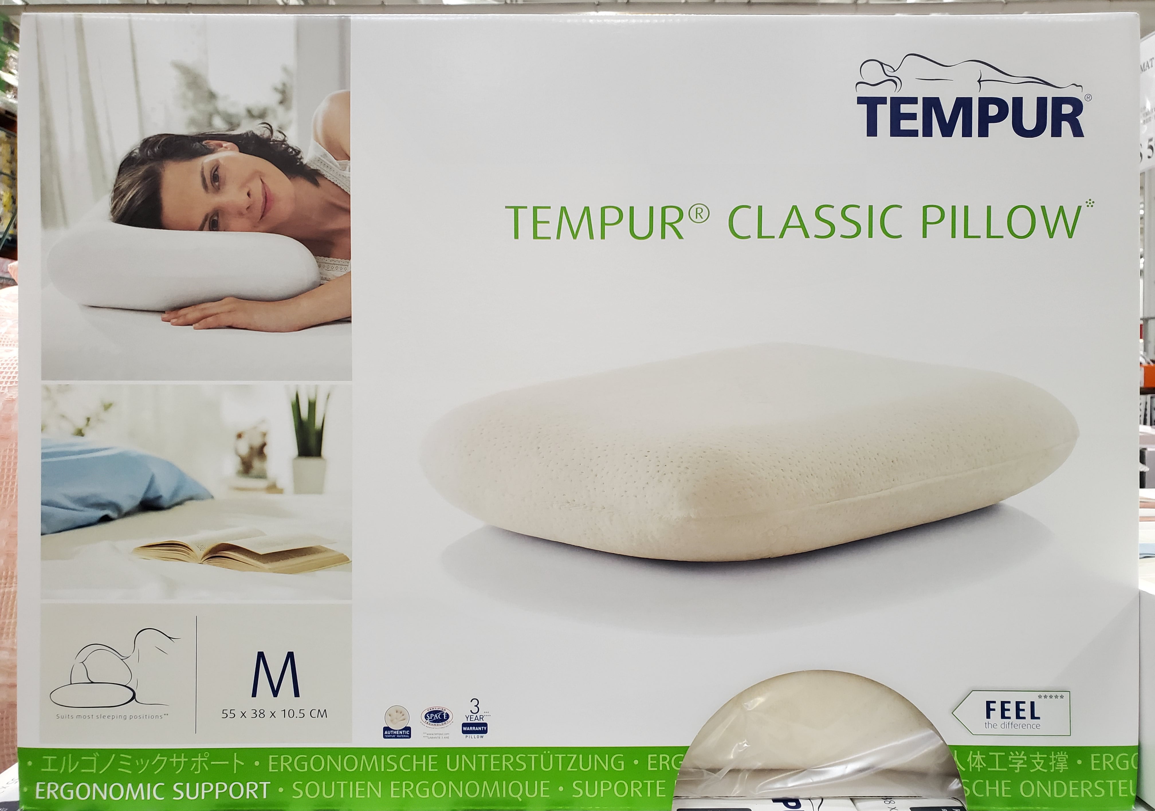 小如的店 Costco好市多代購 Tempur 丹普 經典感溫枕 1入 感溫記憶材質 人體工學設計 Yahoo奇摩拍賣