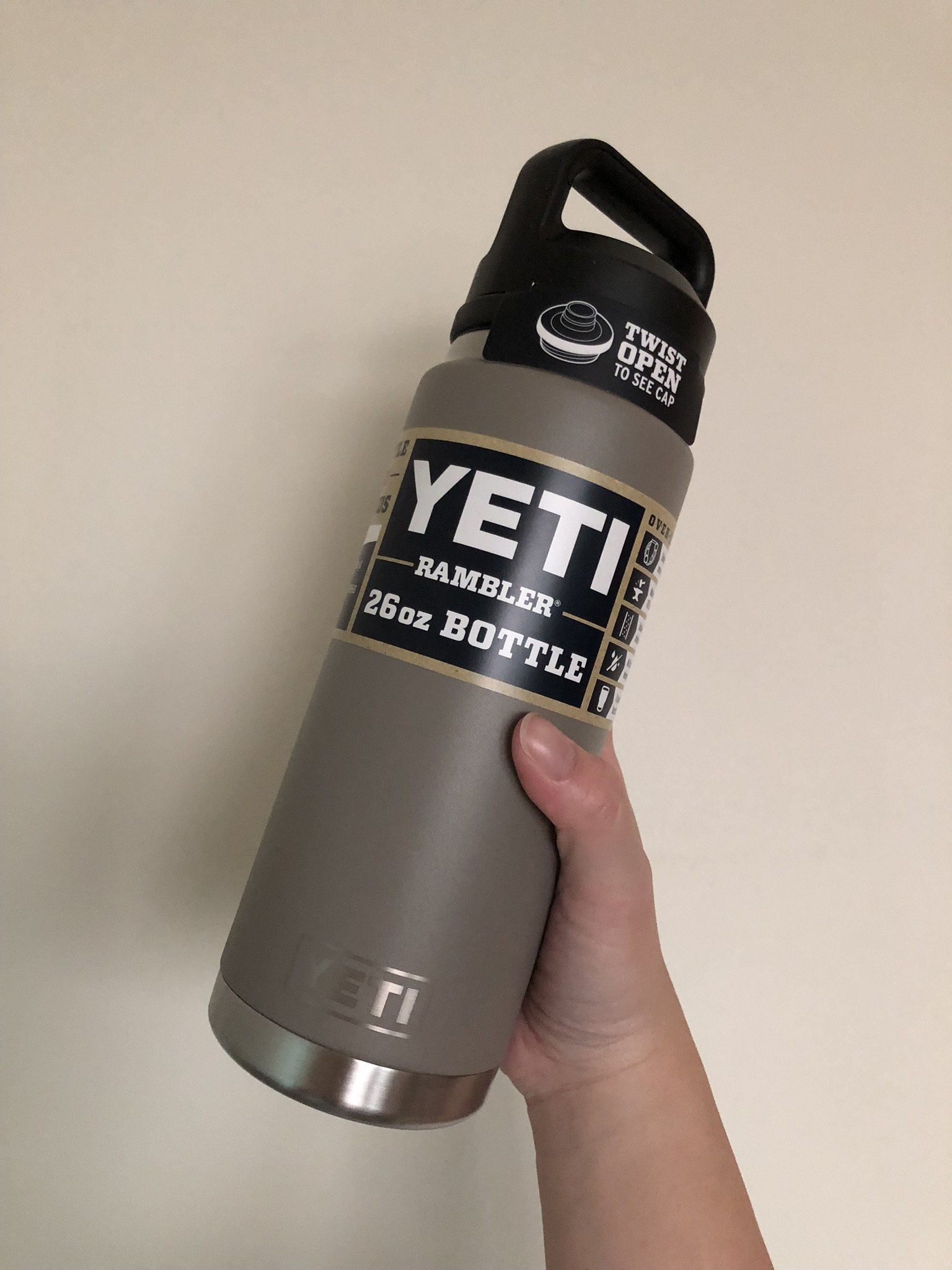 【美國代購】YETI 冰壩杯 官網正貨 RAMBLER 26 OZ BOTTLE 提把杯蓋 寶特瓶口 保溫瓶