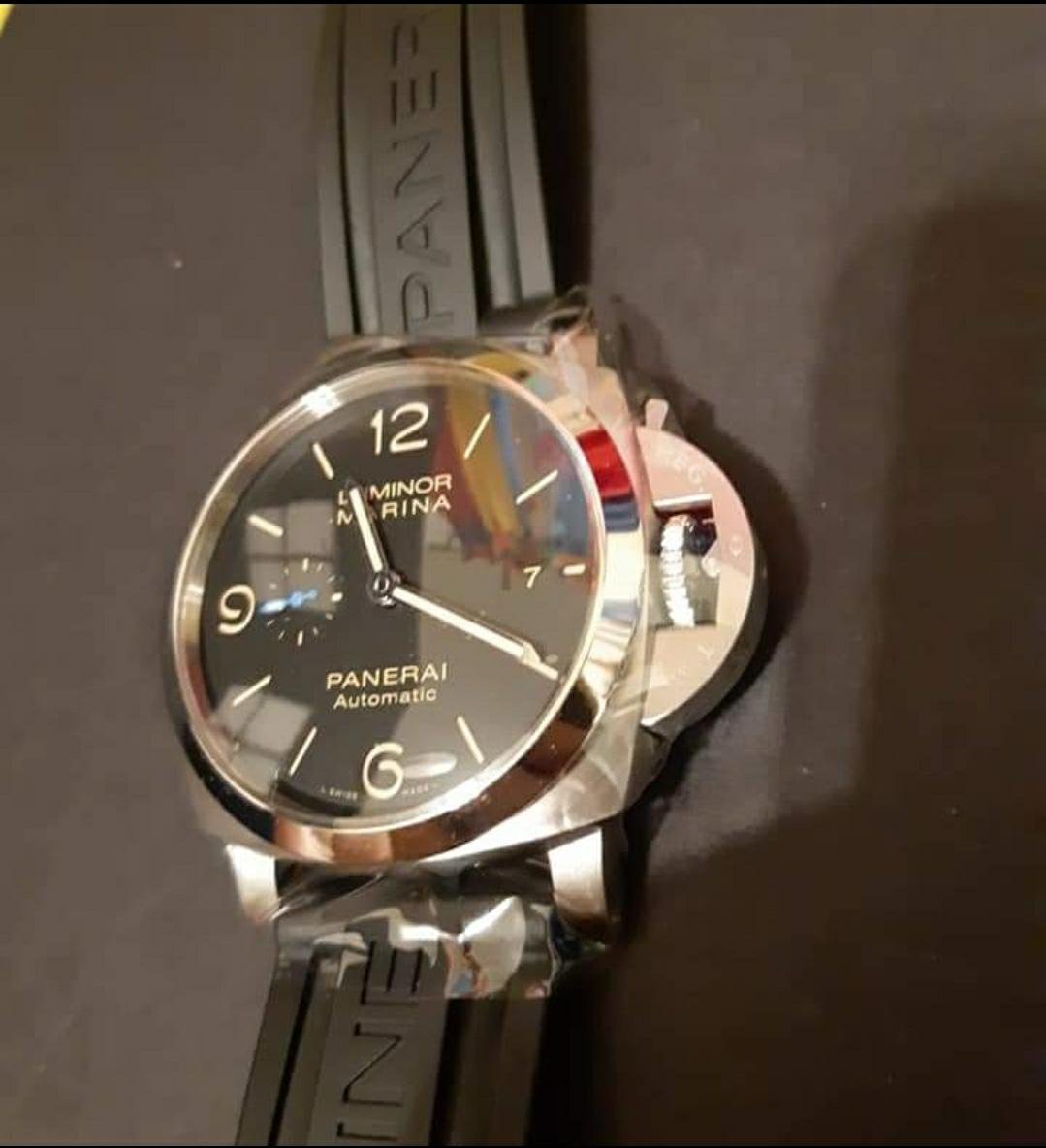 【已交流】沛納海 1312 Panerai Marina PAM1312 藍色小秒針 三明治面盤 非 1359 359