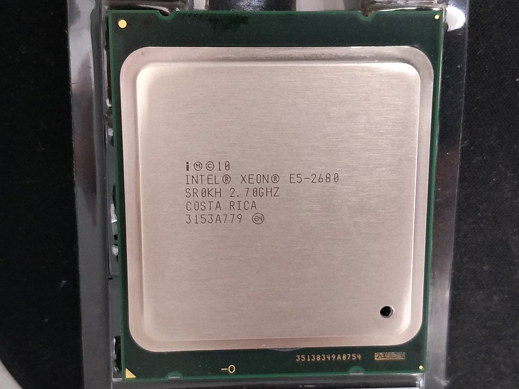 含稅】Intel Xeon E5-2680 2.7G 20M 8核16線2011 130W 正式CPU 一年保 