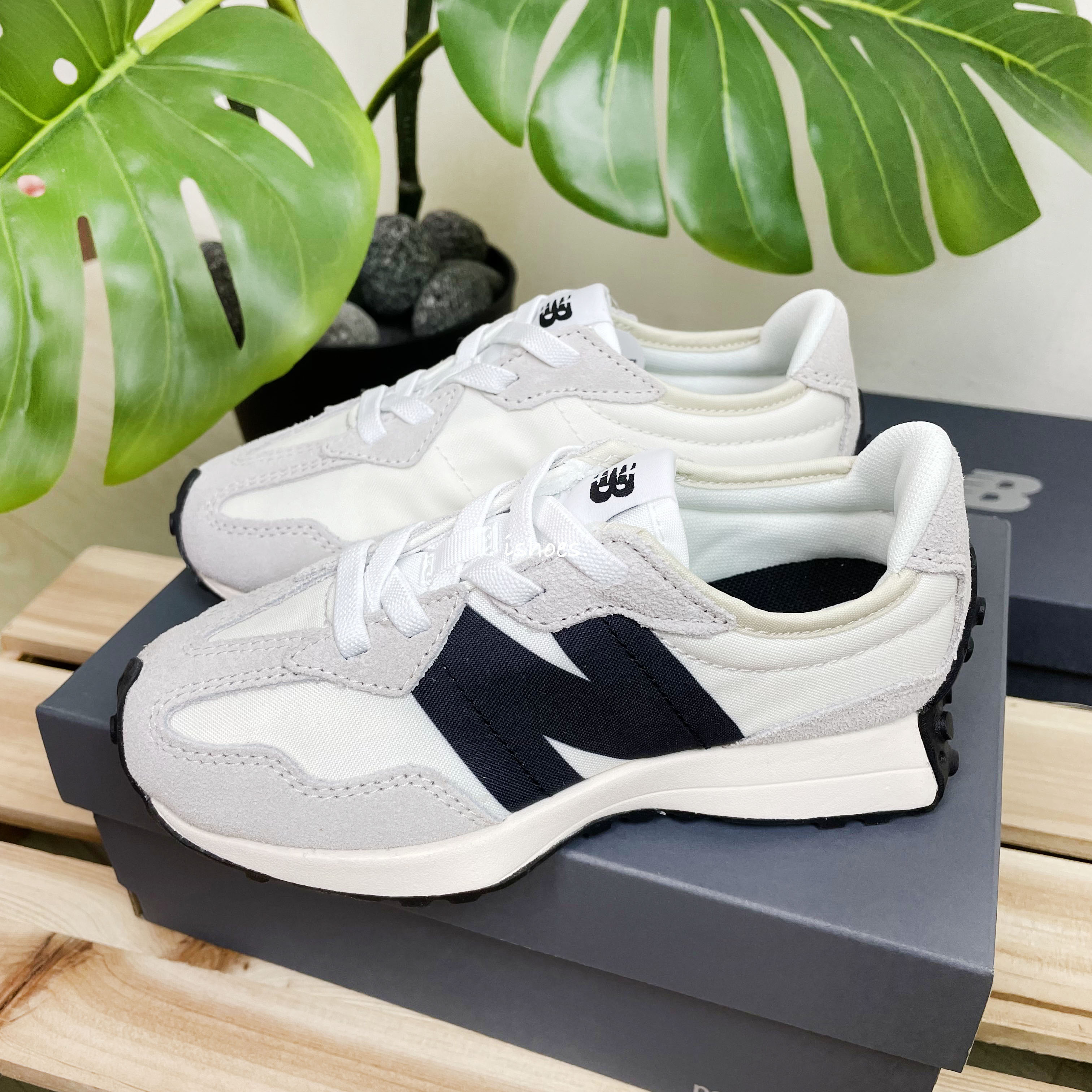 現貨 iShoes正品 New Balance 327 中童 休閒鞋 免綁鞋帶 童鞋 PH327UT PH327FE W