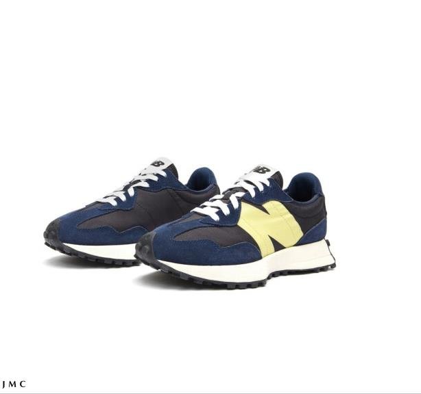 NEW BALANCE NB 327 復古黑黃藍休閒慢跑鞋男女鞋WS327CC | Yahoo奇摩拍賣