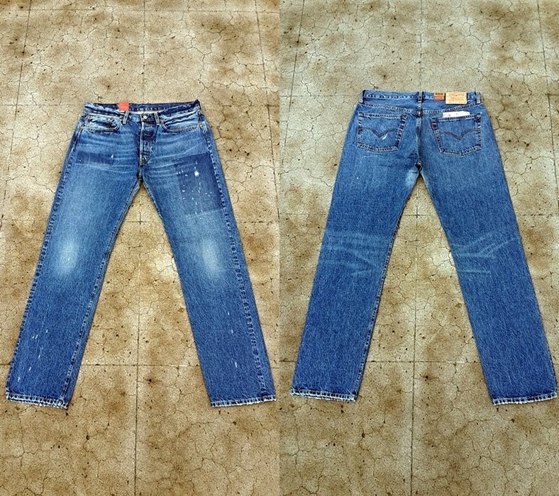 西方不敗全新美國版Levi's LVC 501XX 1978年Dust 矩形區域洗色78501布 